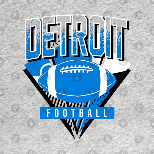 Detroit Football Retro Gameday by funandgames